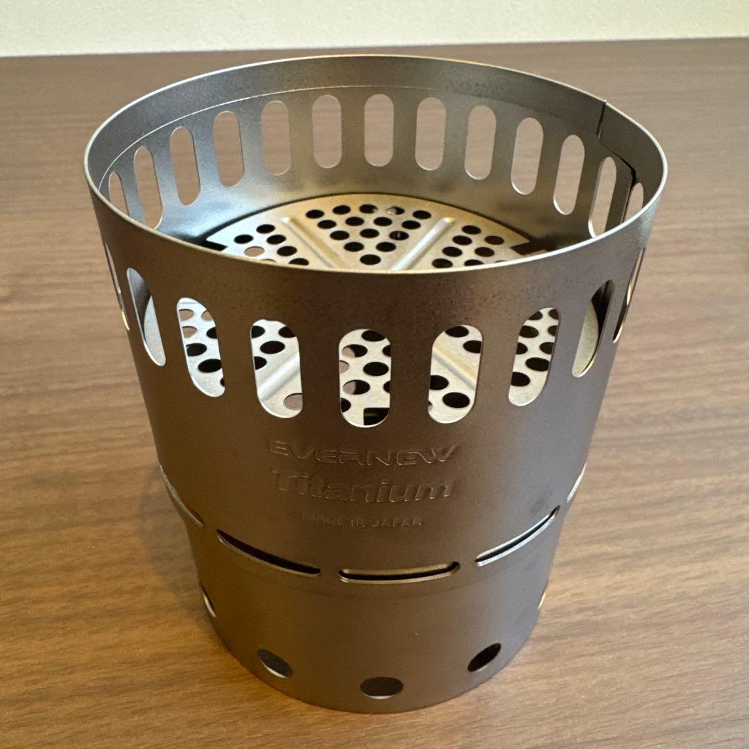 EVERNEW チタン製マグポットとアルコールストーブ用スタンドセット