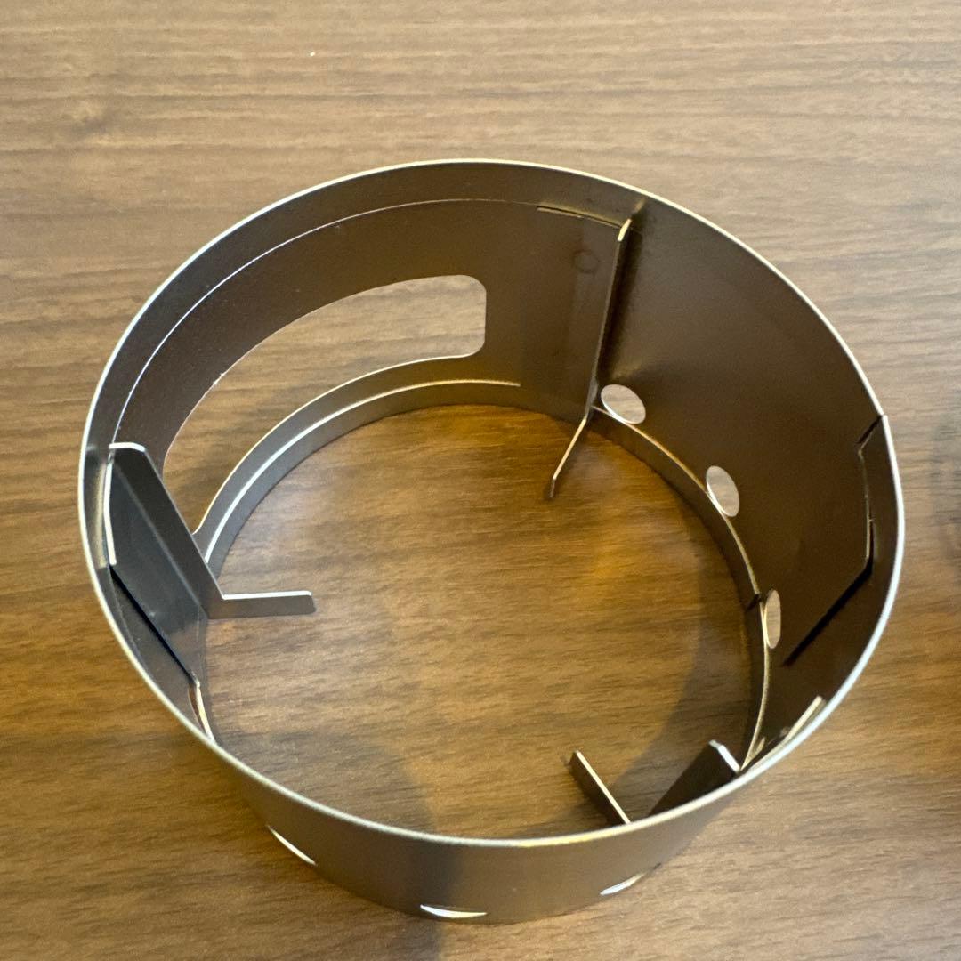 EVERNEW チタン製マグポットとアルコールストーブ用スタンドセット