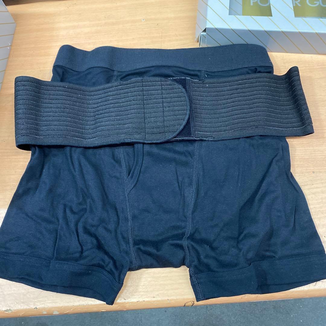 パワーガード　男性用ボクサーパンツ ブラックLL 3枚セット　日本直販