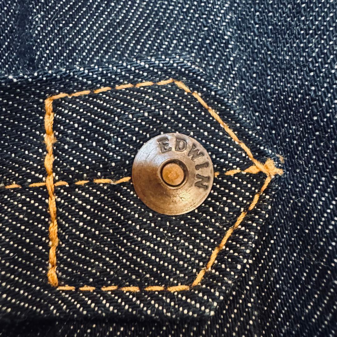 ✳︎美品✴︎ EDWIN エドウィン デニムジャケット セルビッチ 赤耳