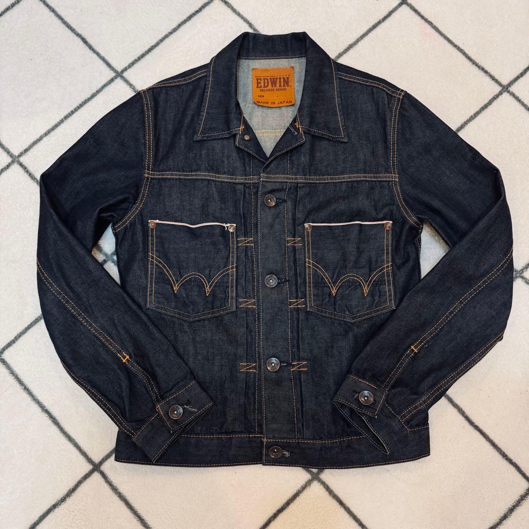 ✳︎美品✴︎ EDWIN エドウィン デニムジャケット セルビッチ 赤耳