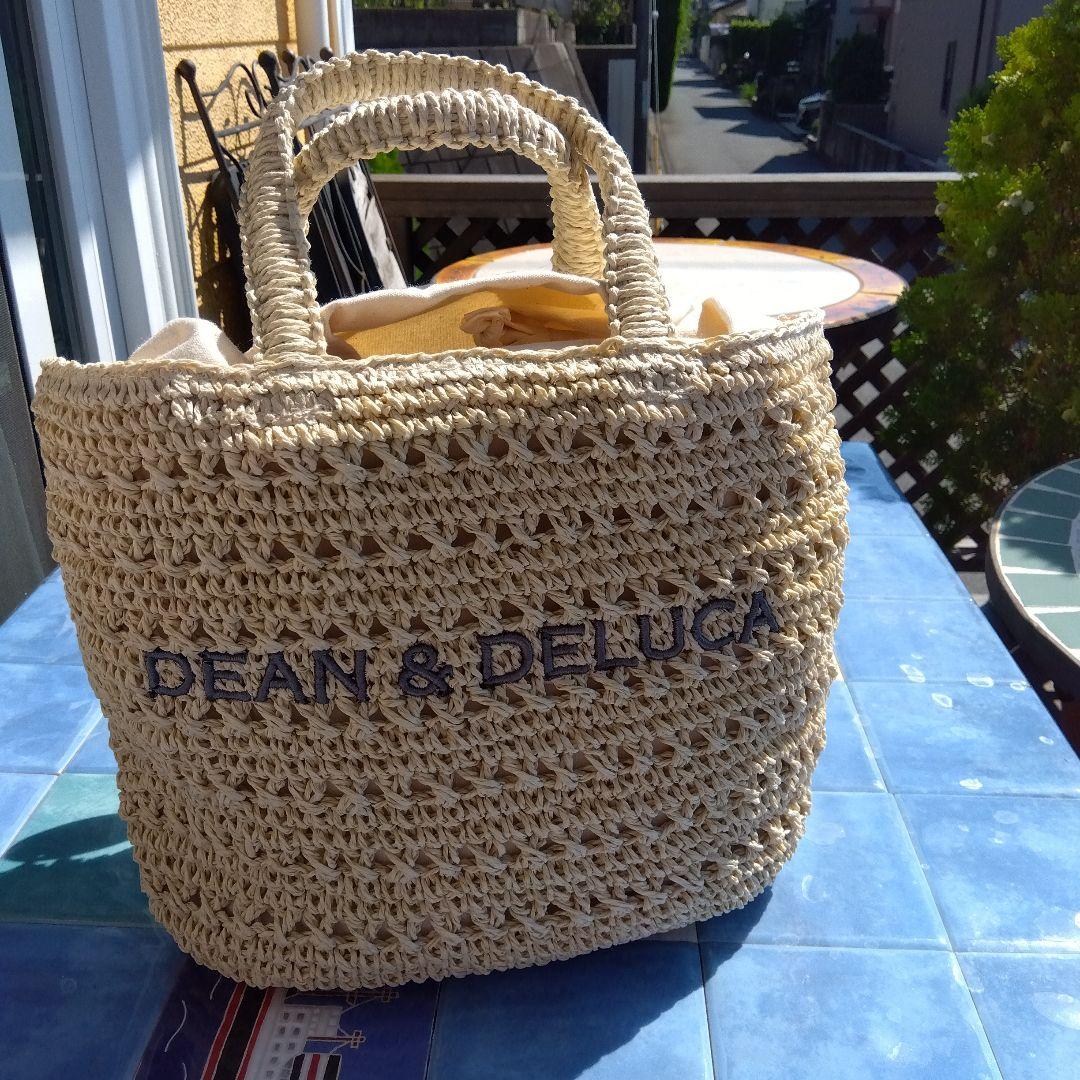 DEAN & DELUCA BEAMS クロッシェバスケットバッグS　ナチュラル