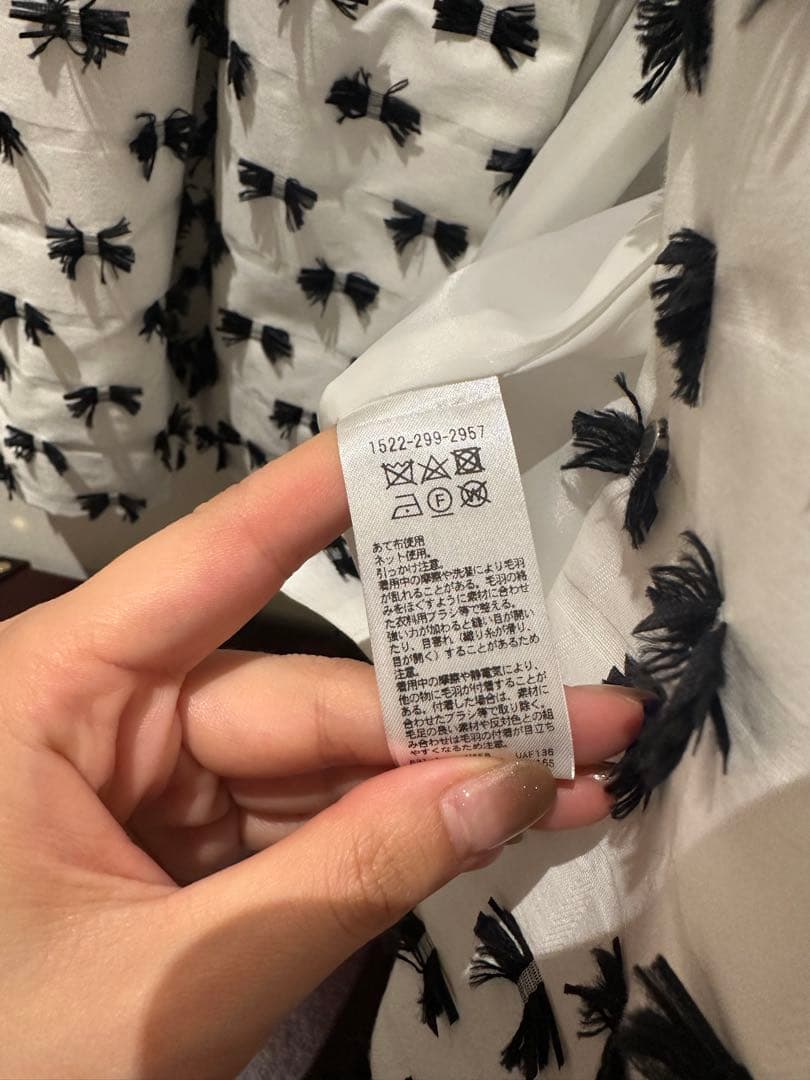 UNITED ARROWS リボンモチーフ ノースリーブ