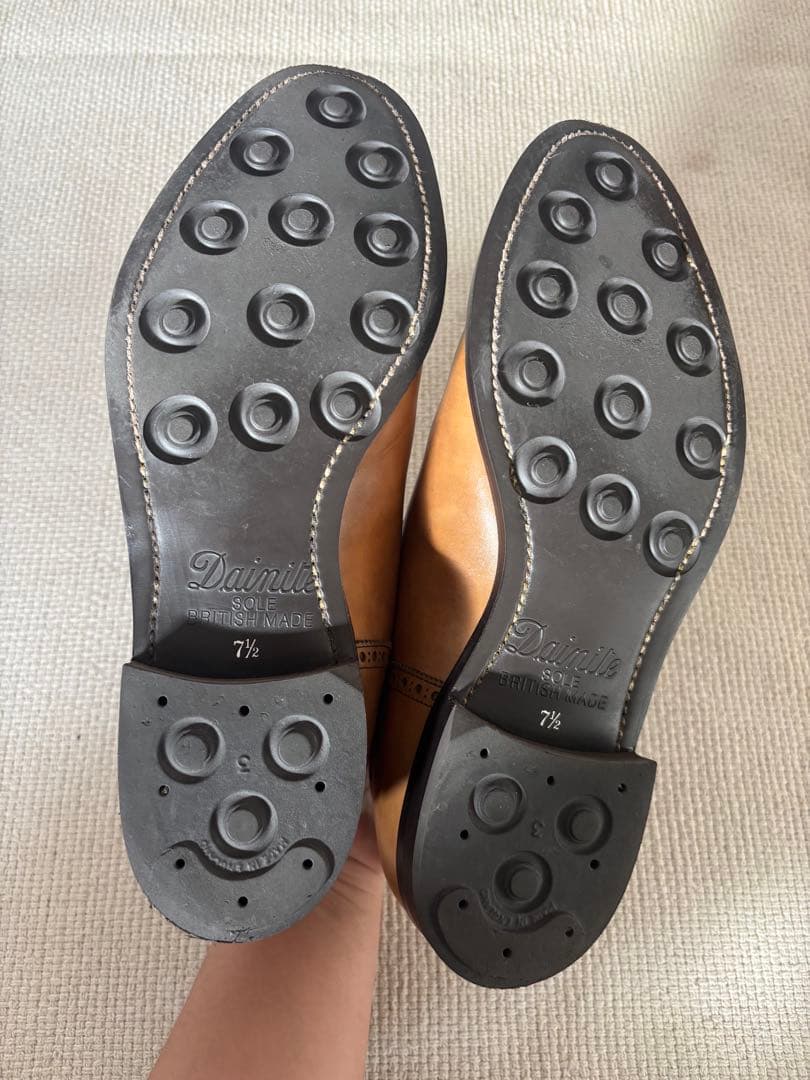 ☆極美品箱付☆ SHETLANDFOX コベントリー　セミブローグ