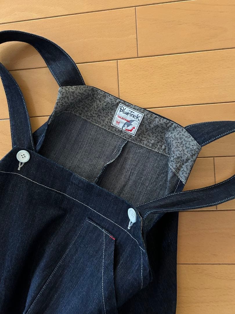 Bluetrick ライトオンスサロペットスカートデニム（Ｍサイズ）岡山