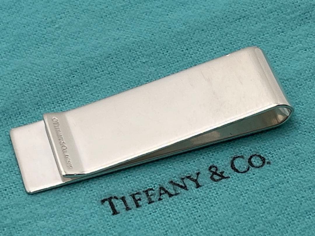 c432 ティファニー　エンジンターン　マネークリップ　シルバー　925