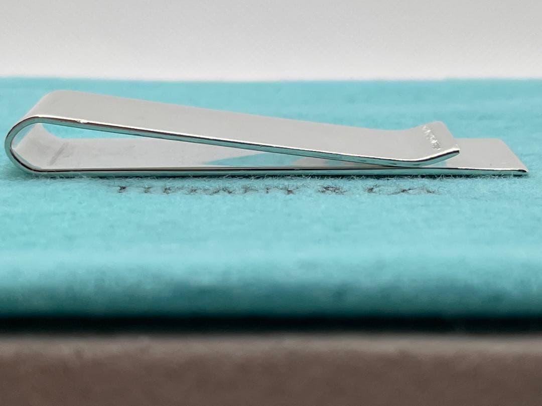 c432 ティファニー　エンジンターン　マネークリップ　シルバー　925