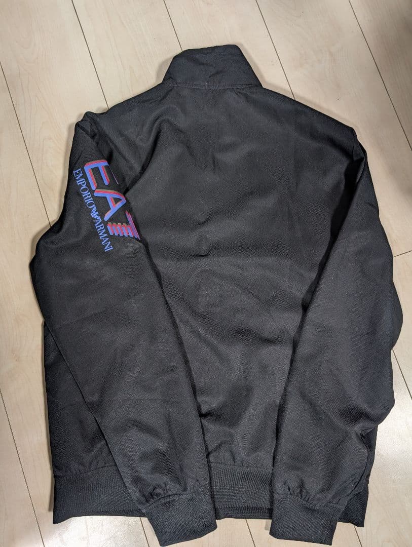 EA7 ブラックジャージ上下セット US:M寸 JP:L相当