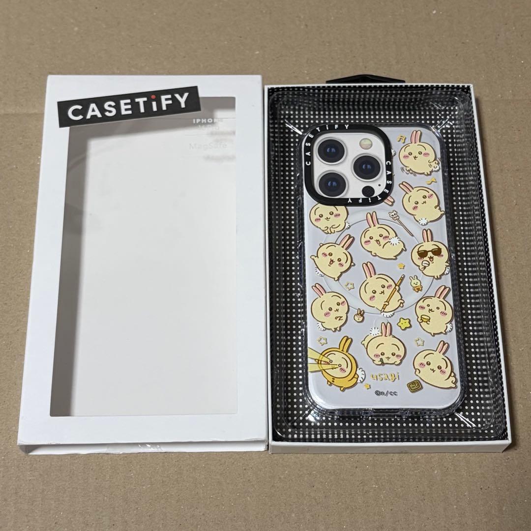 ケースティファイ ちいかわ うさぎ iPhone16Pro ケース クリア