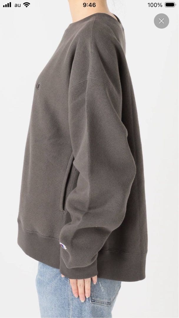 フレームワーク　Champion 別注製品染めREVERSE WEAVEポケット