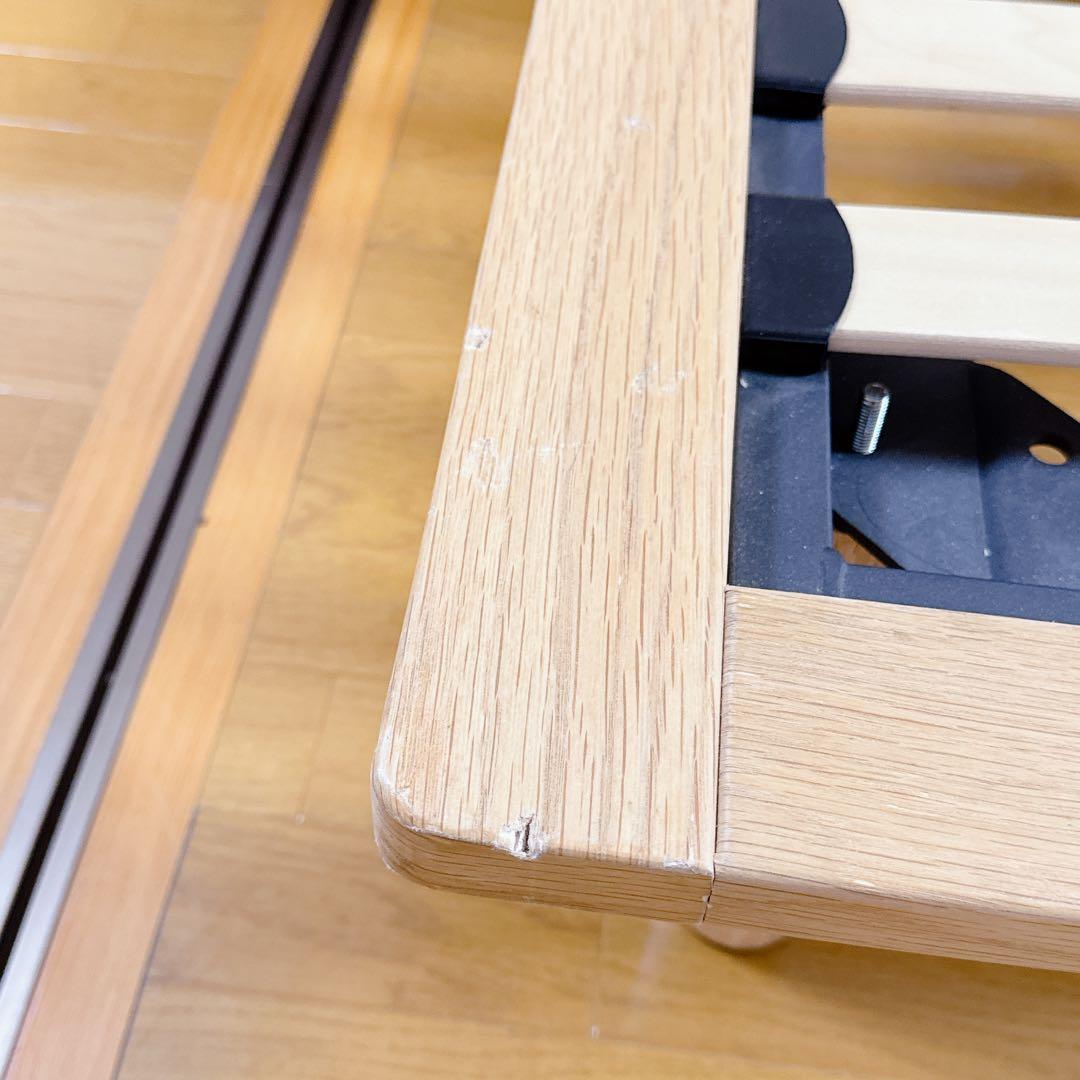 無印良品 木製ベッドフレーム+下収納2個 セミダブル 引取限定