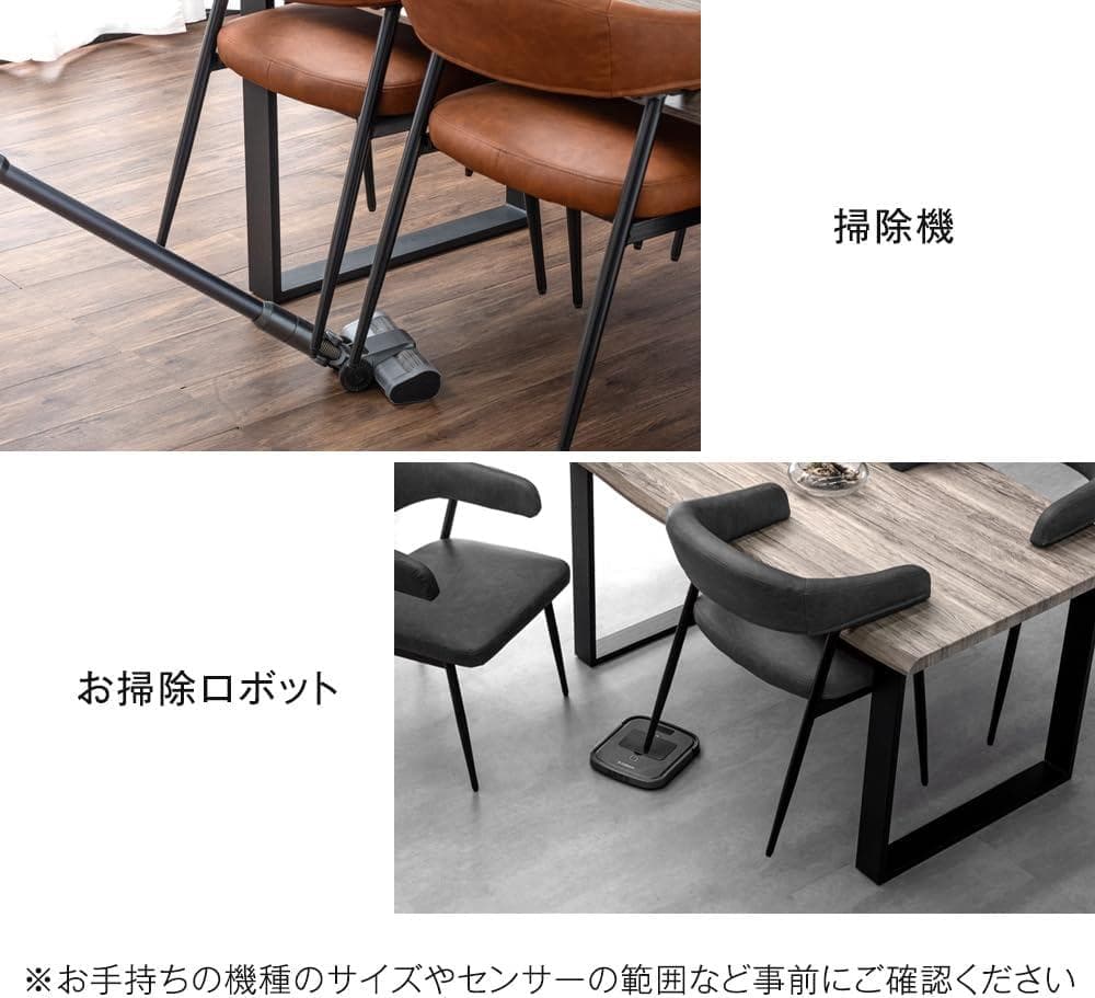 タンスのゲン ダイニングチェア 【2脚セット】肘付き グレー(89542)