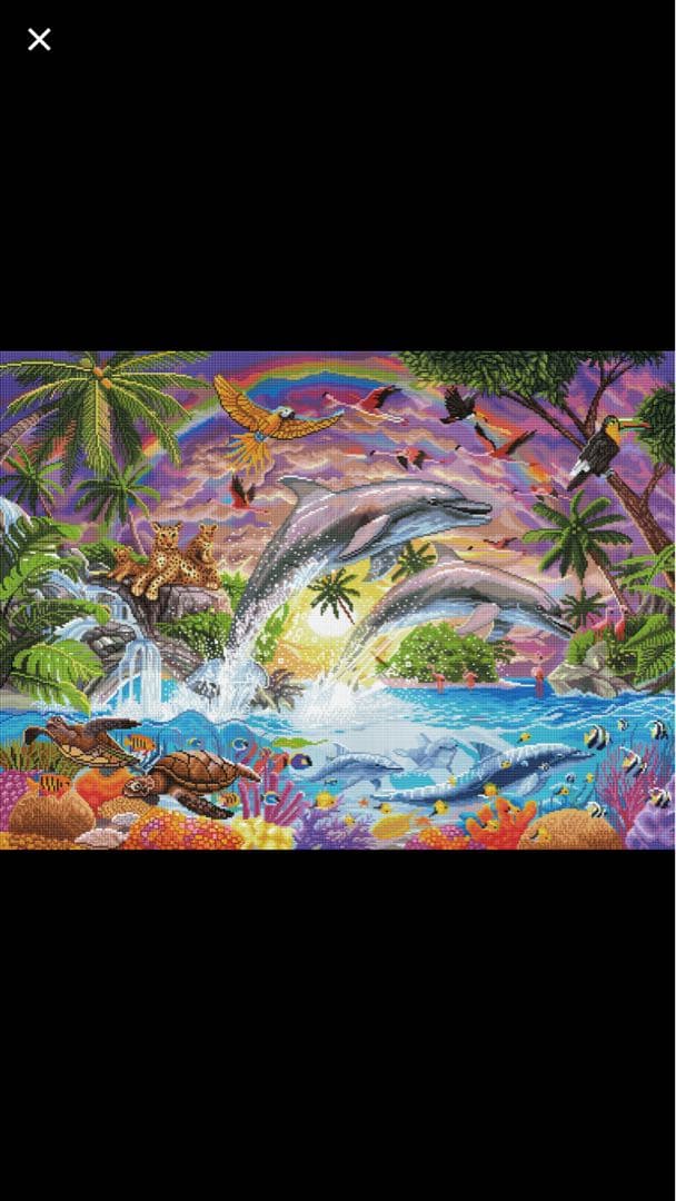 古*音様 ダイヤモンドアート　DAC 95㎝×70cm