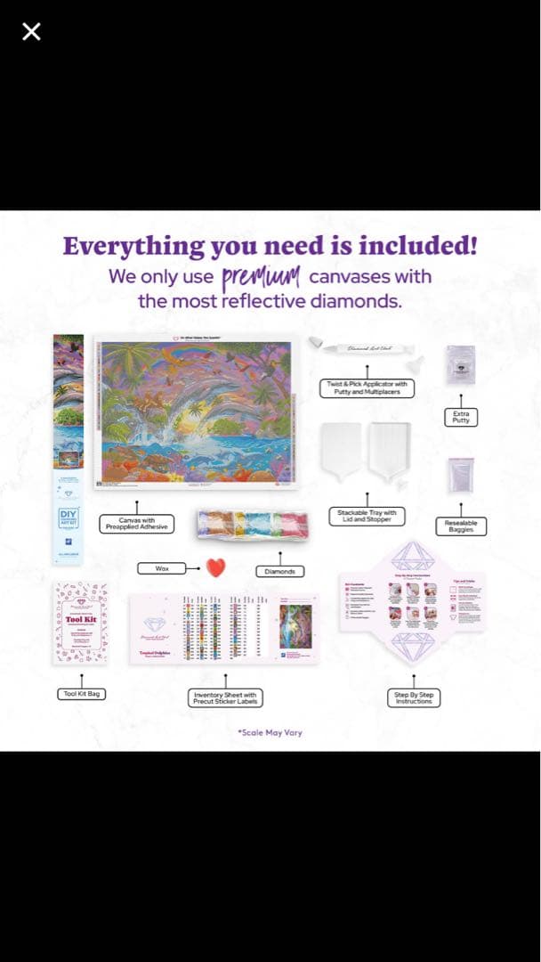 古*音様 ダイヤモンドアート　DAC 95㎝×70cm