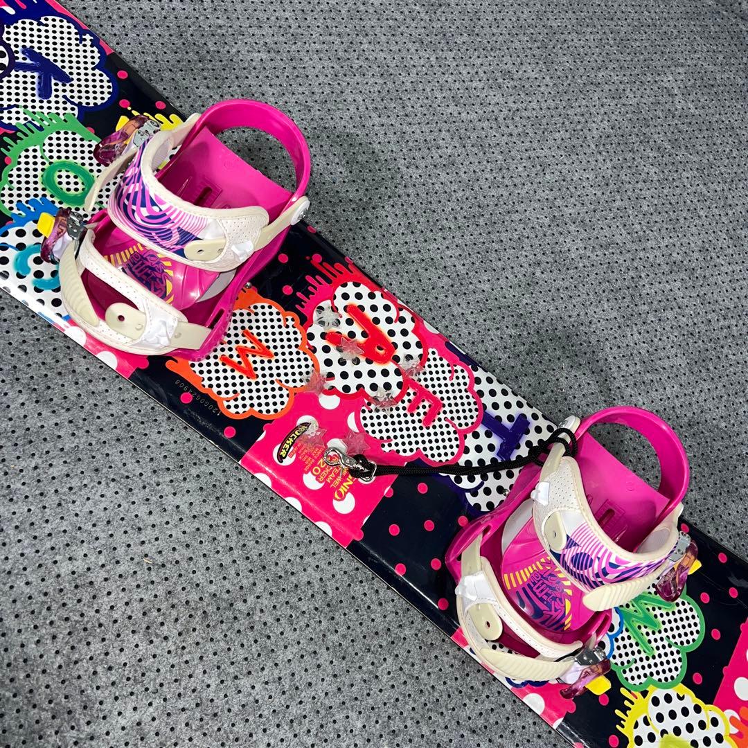 １０回使用 キッズスノーボード 120cm IGNIO×バイン×ブーツ