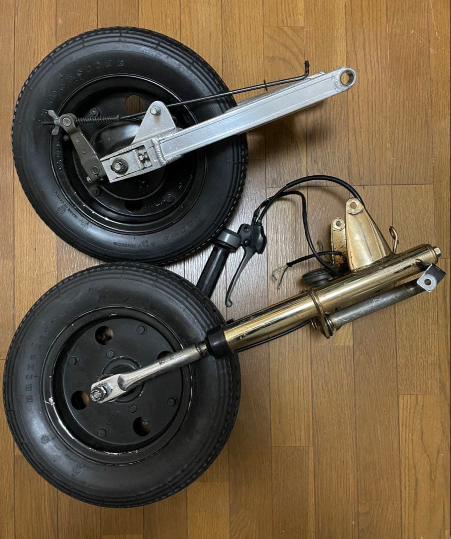 モンキー　純正ホイール　武川スイングアーム　セット　部品取り