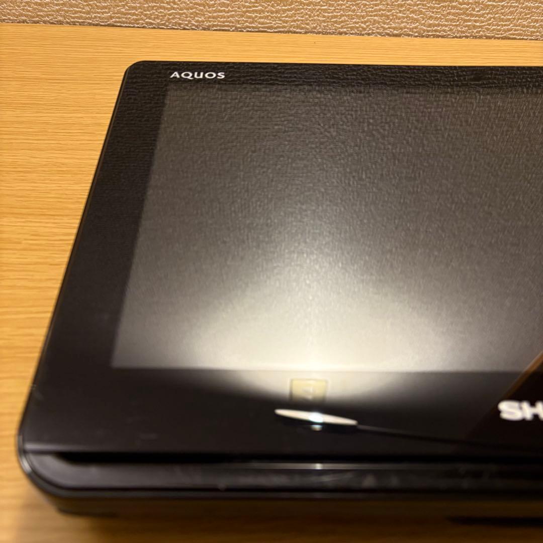 【中古】シャープ ポータブル液晶テレビ AQUOS ブラック 2T-C12AF