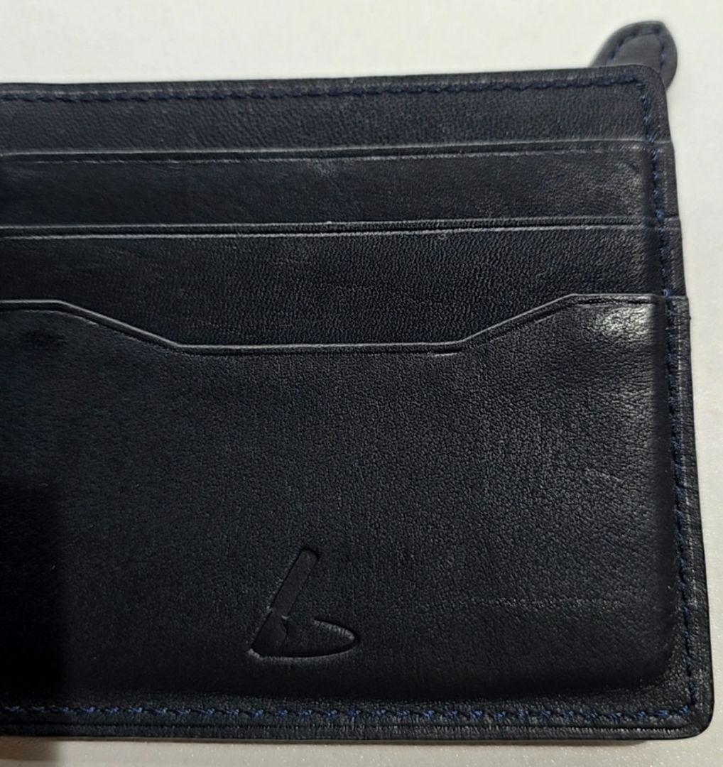 土屋鞄⭐ビークルマネークリップウォレット⭐ダークインディゴ