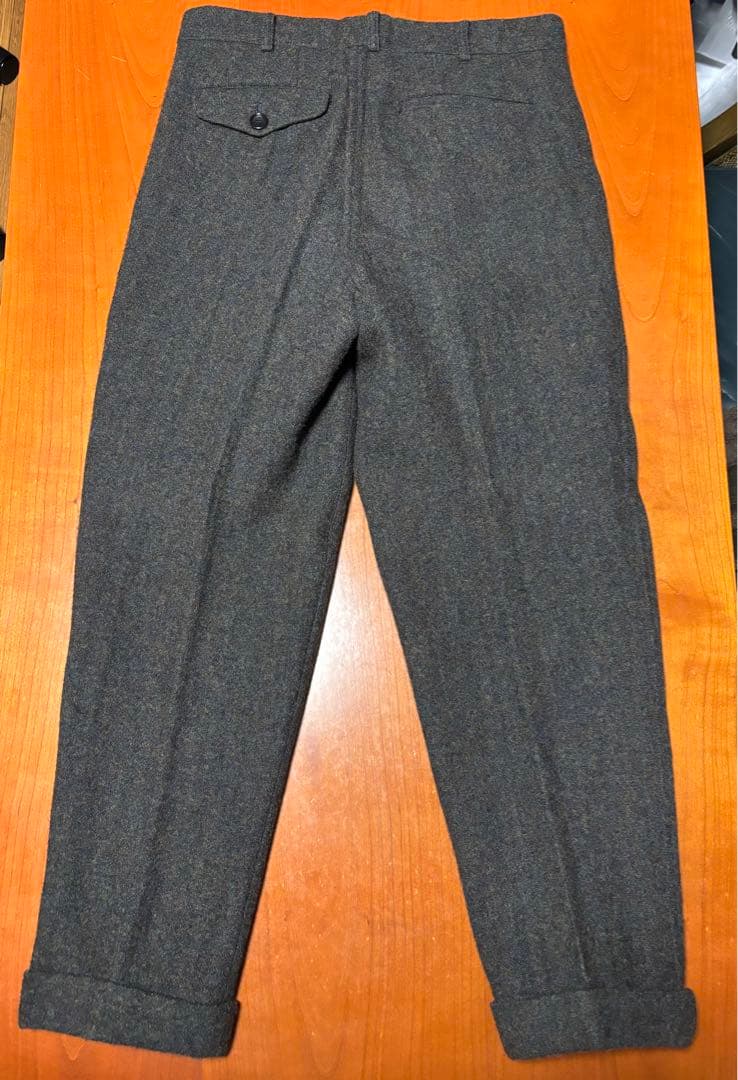 コムデギャルソンオムプリュス 98AW タック ウール 縮絨 パンツ M