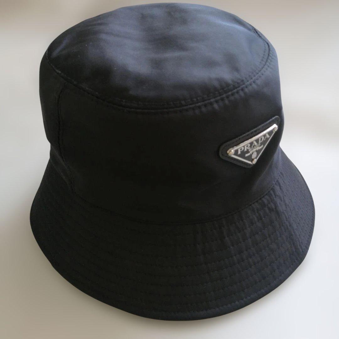 PRADA バケットハット ブラック サイズ L