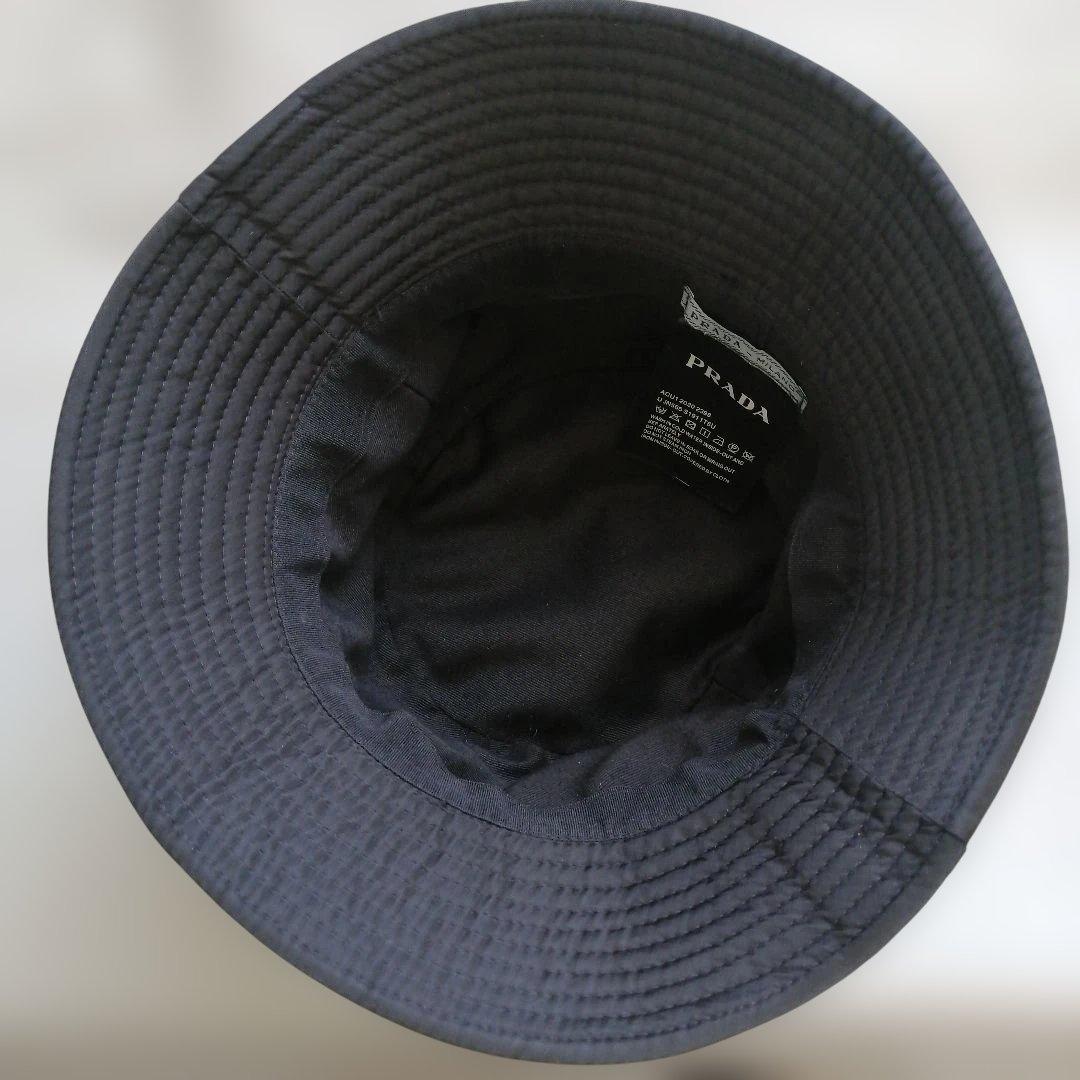 PRADA バケットハット ブラック サイズ L