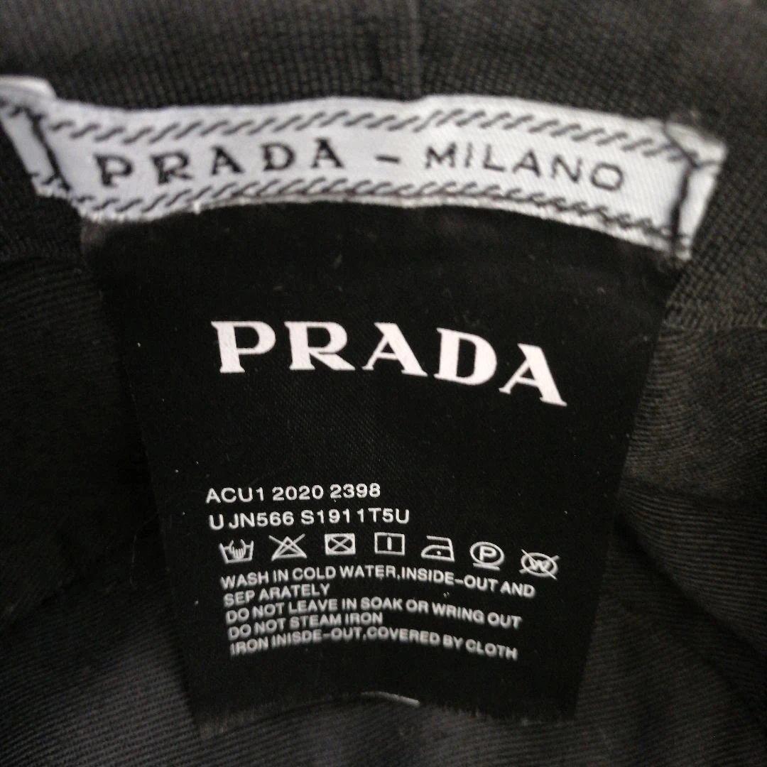 PRADA バケットハット ブラック サイズ L