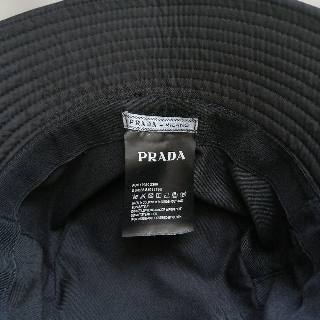 PRADA バケットハット ブラック サイズ L