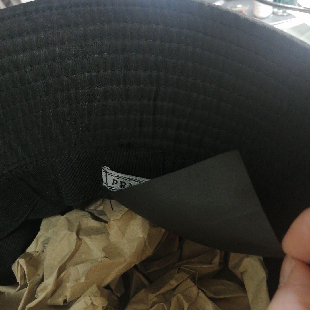 PRADA バケットハット ブラック サイズ L