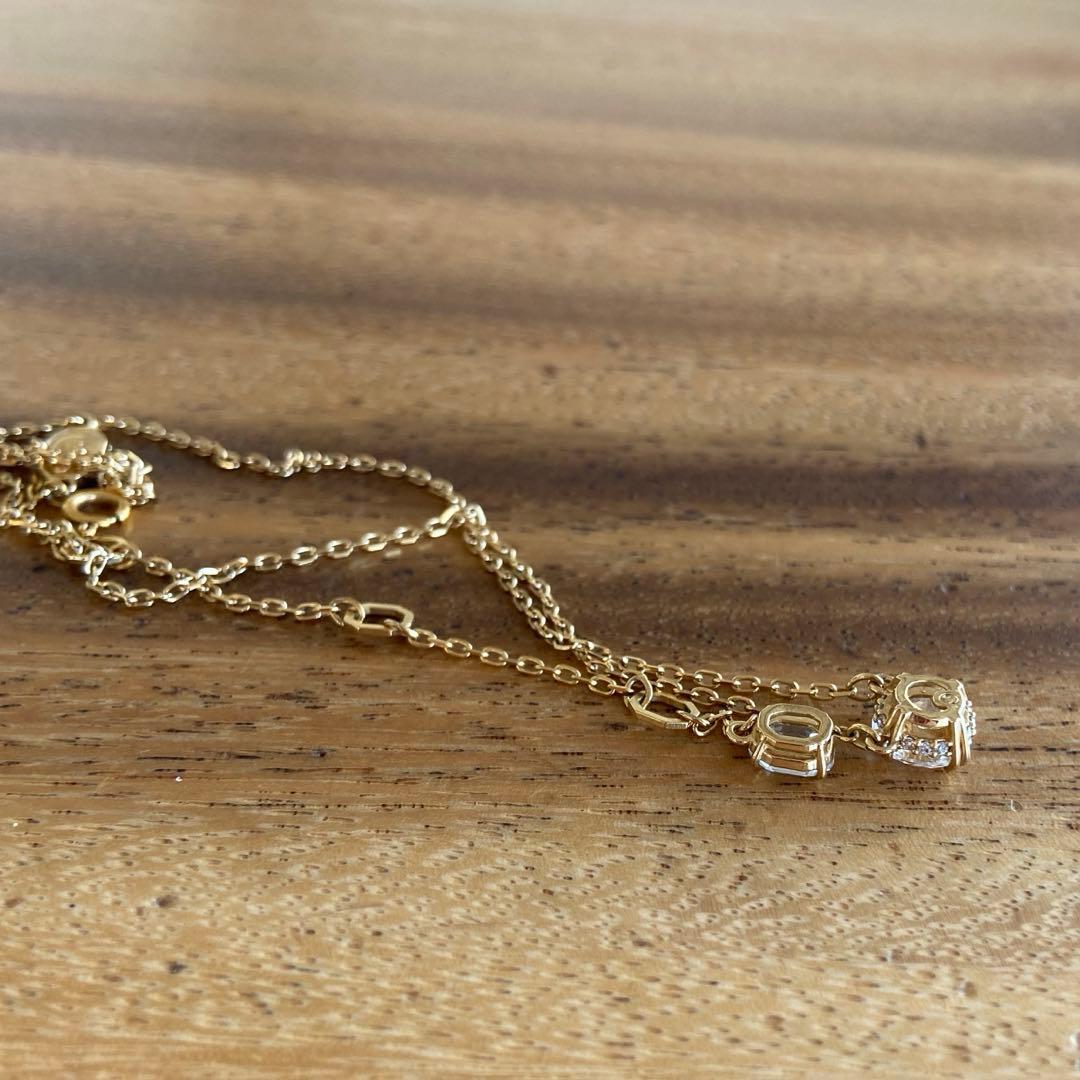 スワロフスキー SWAROVSKI 一粒ネックレス ボックス 保証書付き