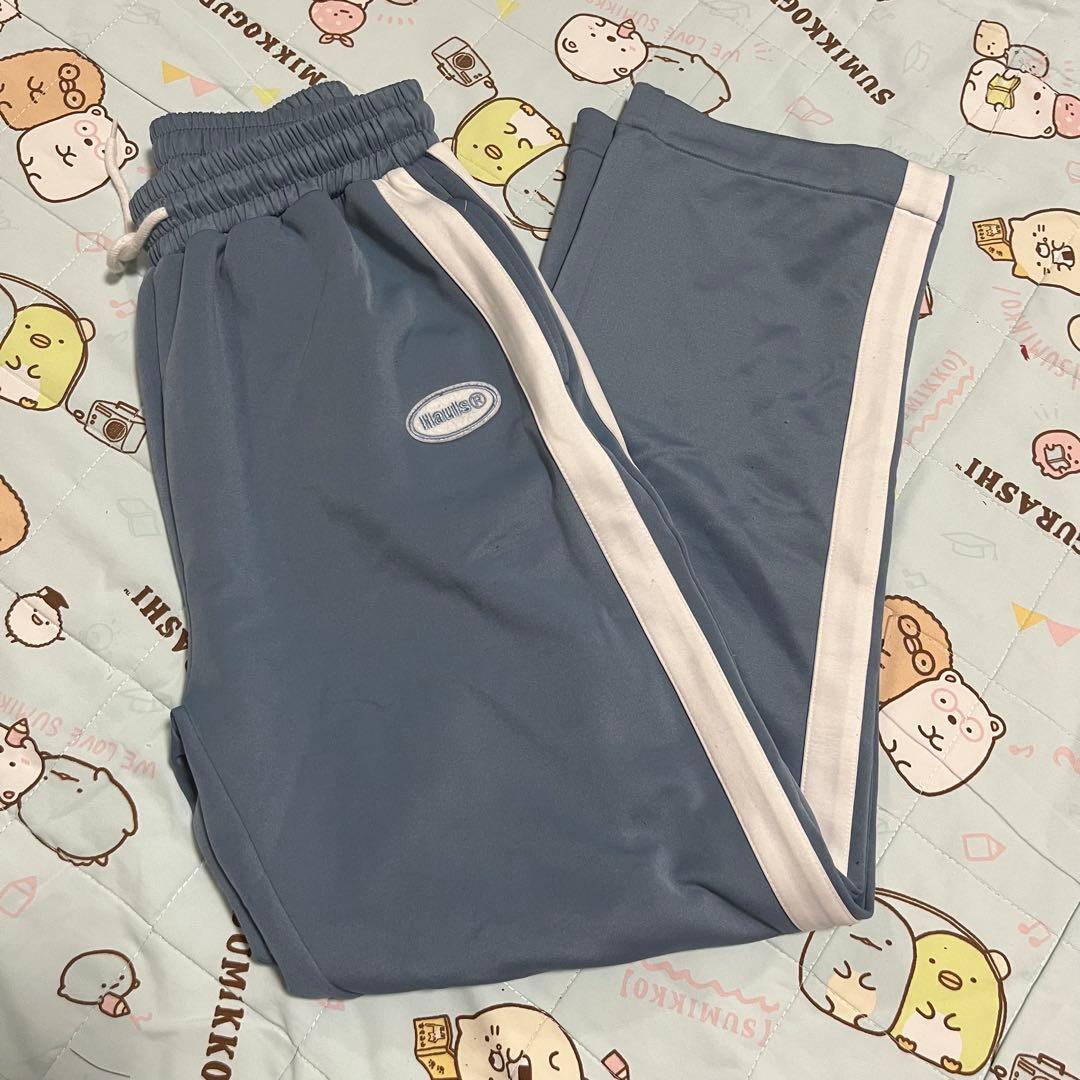 【本日限りのお値下げ品】hauls セットアップ　はうき　サックスブルー