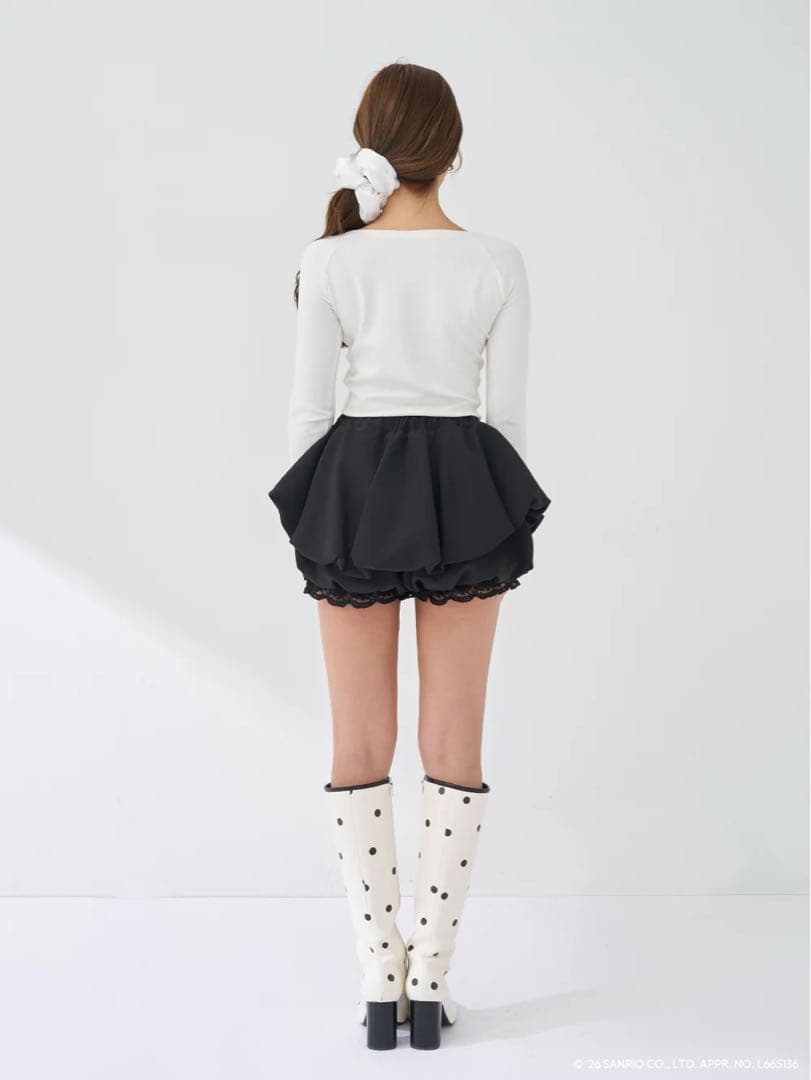 新品タグ付 ダーリッチ Hello DarichコンパクトロングTシャツ 白