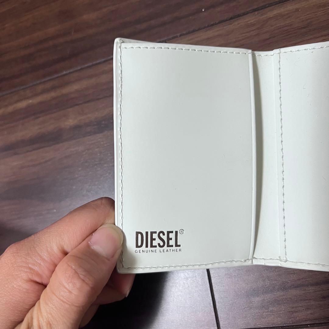 【DIESEL ディーゼル】3つ折り財布 ホワイト* *美品