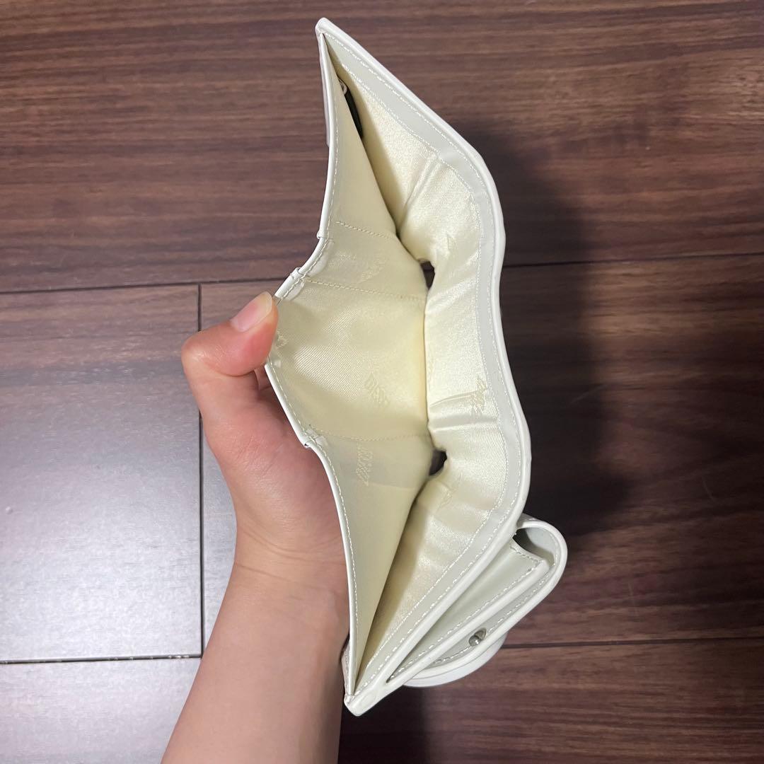 【DIESEL ディーゼル】3つ折り財布 ホワイト* *美品