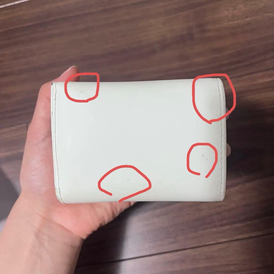 【DIESEL ディーゼル】3つ折り財布 ホワイト* *美品