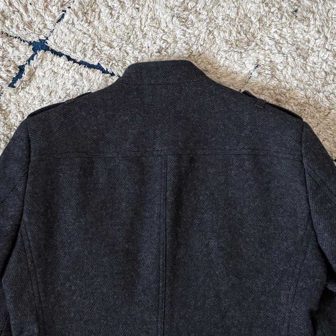 【美品✨】バーバリーブラックレーベル　ウール　ジャケット　ナポレオン　メタル釦
