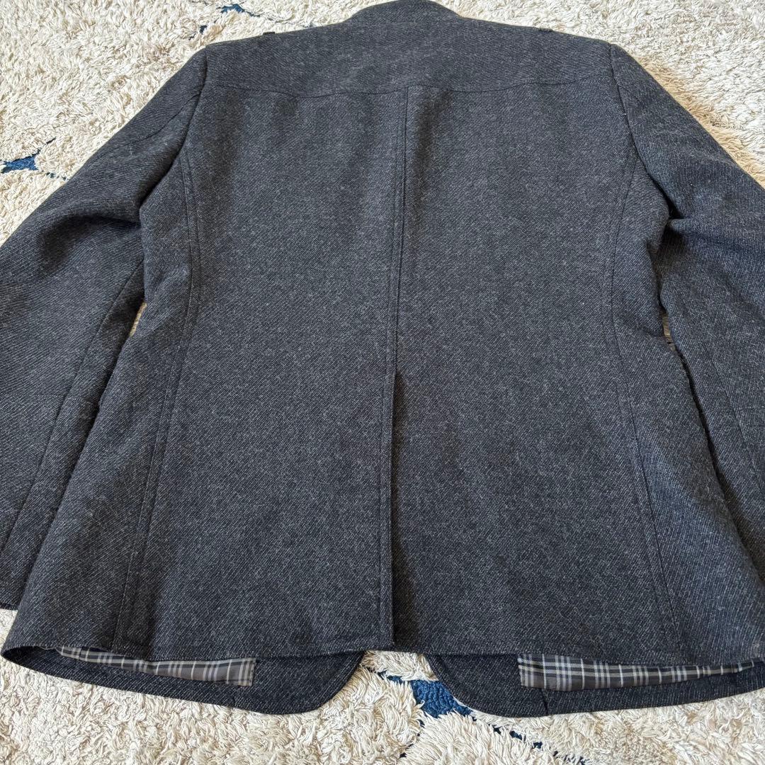 【美品✨】バーバリーブラックレーベル　ウール　ジャケット　ナポレオン　メタル釦
