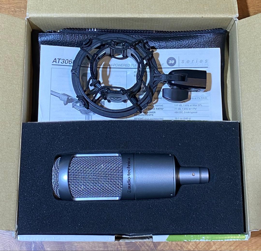 希少品 audio-technica AT3060 真空管コンデンサーマイク
