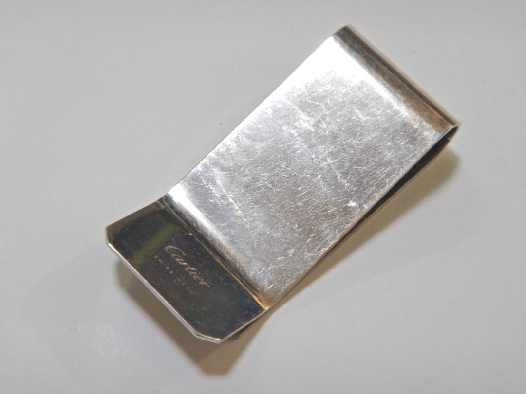 Cartier カルティエ マネークリップ マストライン サントス シルバー