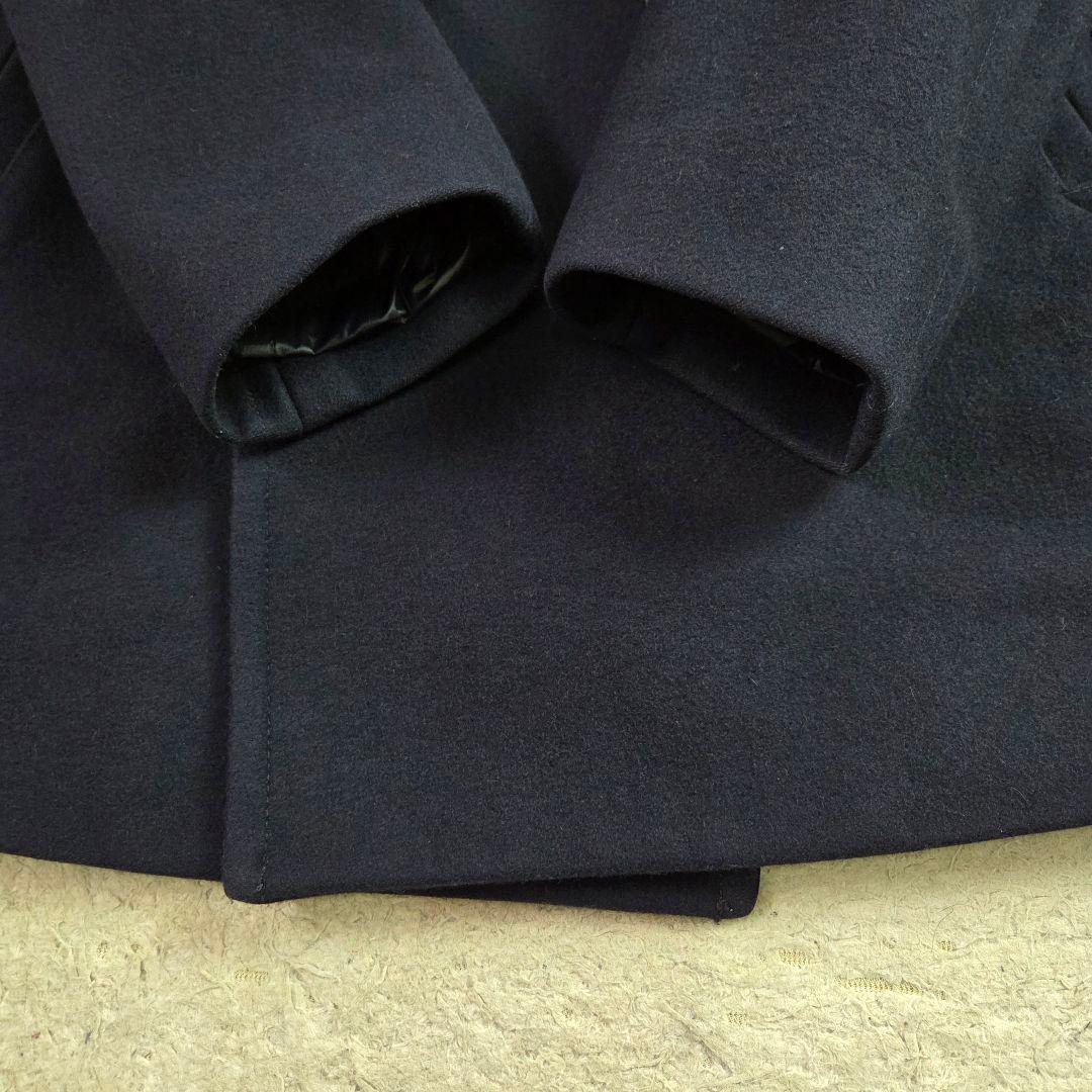極美品 ユニクロ +J オーバーサイズ Pコート サイズS ダークネイビー