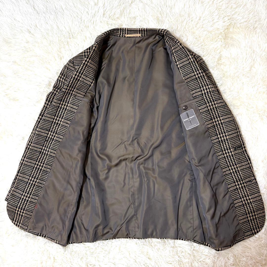 イッセイミヤケ 80s 筆タグ テーラードジャケット ツイード ヴィンテージ M