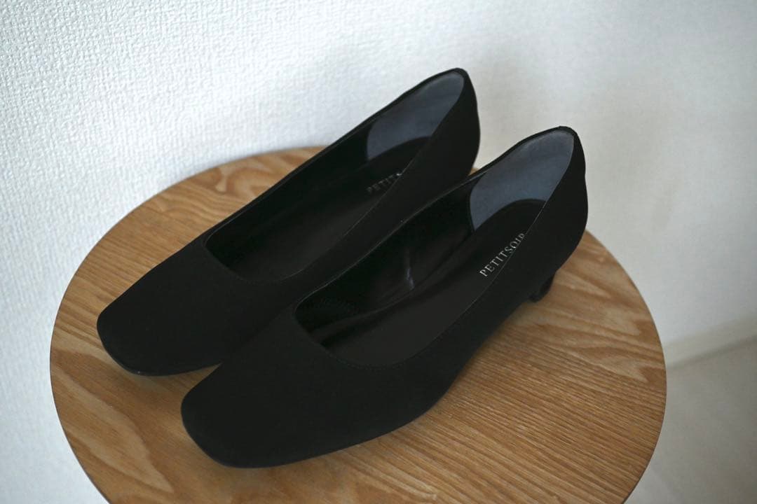 【美品】✨PETITSOIR／Tokyo soir ブラックフォーマルパンプス✨