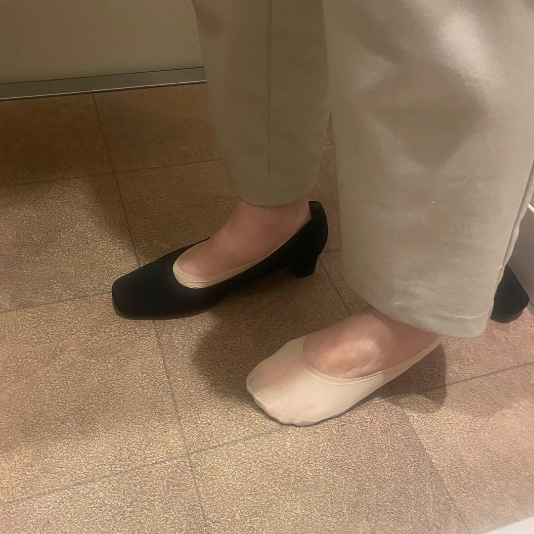 【美品】✨PETITSOIR／Tokyo soir ブラックフォーマルパンプス✨