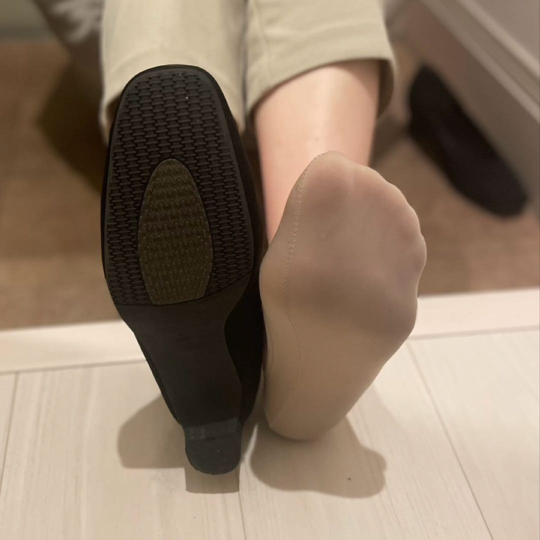 【美品】✨PETITSOIR／Tokyo soir ブラックフォーマルパンプス✨