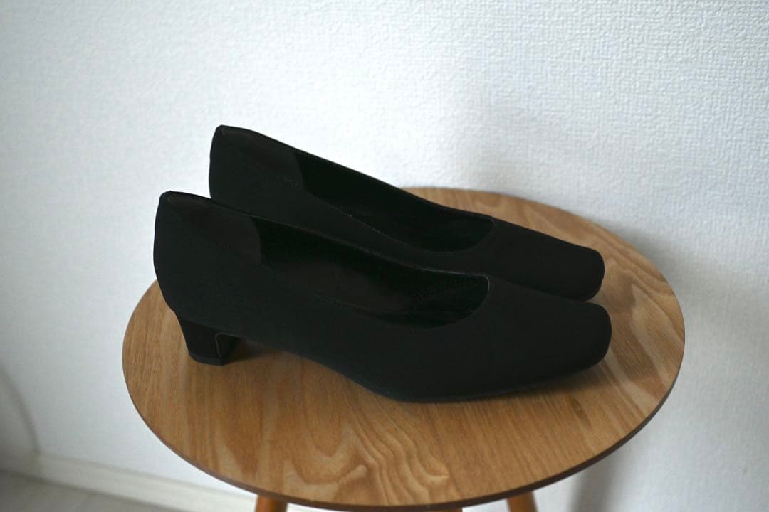 【美品】✨PETITSOIR／Tokyo soir ブラックフォーマルパンプス✨