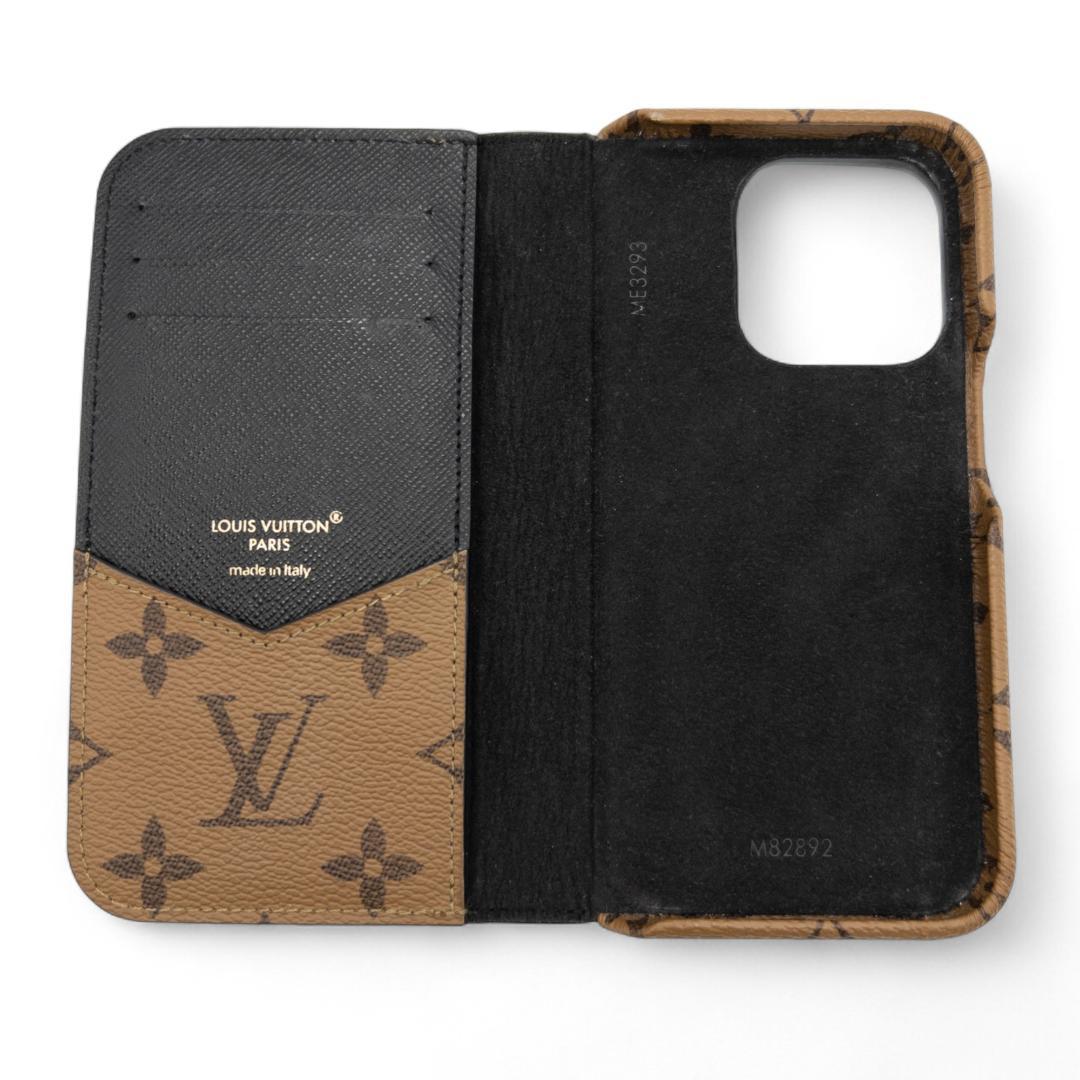 ルイヴィトン iPhone15Pro ケース リバースフォリオ