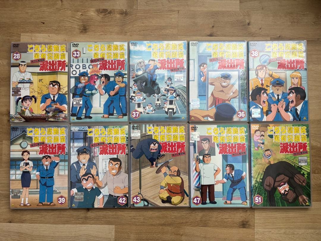 猫*間様 ★こちら葛飾区亀有公園前派出所 アニメDVD 33本セット★中古レンタ
