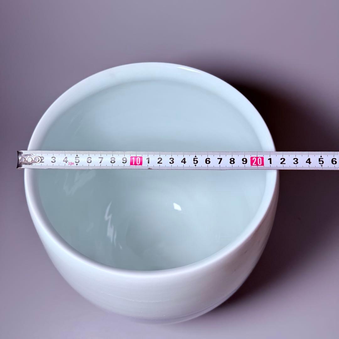 陶芸凌山　松尾重利　銘　「雲海」　花生　大作　上位作　共箱　日展作家　高さ27㎝