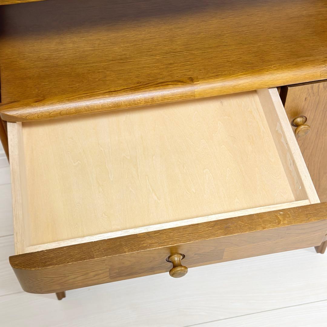 マルニ木工 ビンテージ キャビネット 90年代 地中海シリーズ ダークナチュラル