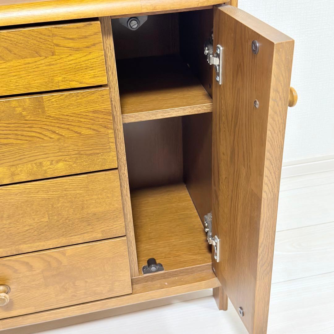 マルニ木工 ビンテージ キャビネット 90年代 地中海シリーズ ダークナチュラル