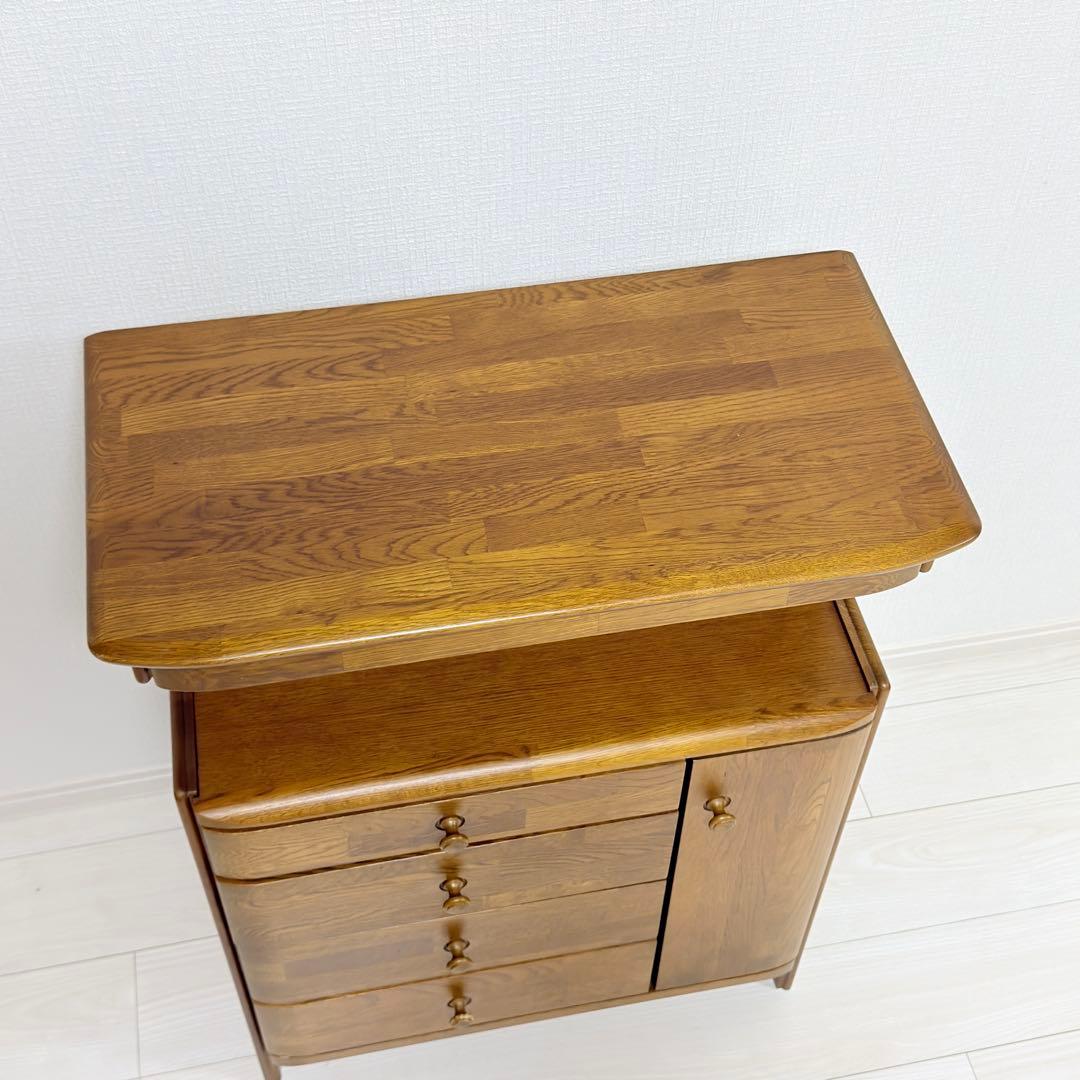 マルニ木工 ビンテージ キャビネット 90年代 地中海シリーズ ダークナチュラル